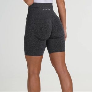 NVGTN Speckled Black Biker Shorts